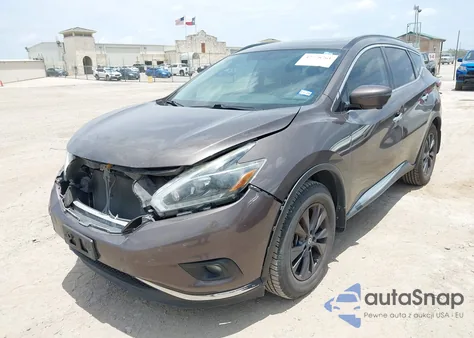 2018 Nissan Murano Sv z USA, uszkodzony, nr VIN 5N1AZ2MG2JN196052